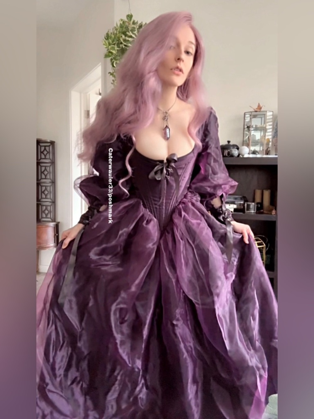 (UNAVAILABLE)Artisan made Antionette corset ballgown - Picture 3 of 5